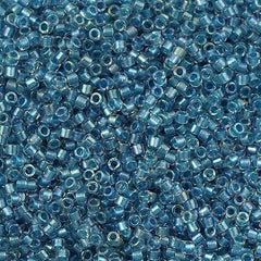 25g Miyuki Delica seed bead 11/0 Inside Dyed Color Amethyst Blue DB1762