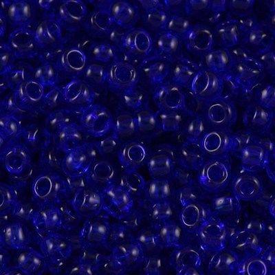 50g Toho Round Seed Bead 11/0 Transparent Cobalt (8)