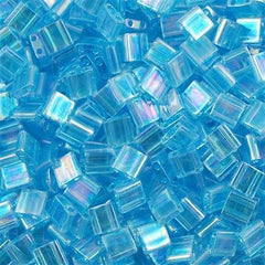 Miyuki Tila Seed Bead Transparent Light Blue AB 7g Tube (260)