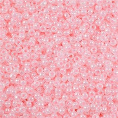 Toho Round Seed Bead 8/0 Ceylon Baby Pink 5.5-inch tube (145)