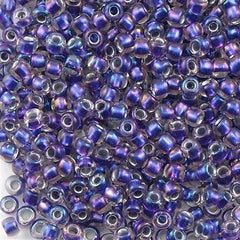 Toho Round Seed Bead 11/0 Inside Color Lined Violet 2.5-inch Tube (265)