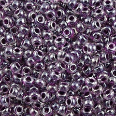 Miyuki Round Seed Bead 8/0 Inside Color Lined Royal Purple 22g Tube (223)