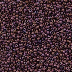50g Toho Round Seed Bead 8/0 Matte Cabernet (703)