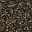 Miyuki Delica Seed Bead 11/0 Opaque Luster Bronze 2-inch Tube DB254