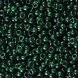 50g Miyuki Round Seed Bead 11/0 Transparent Emerald (156)