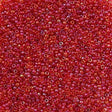 Toho Round Seed Bead 15/0 Inside Color Lined Fuchsia Topaz 2.5-inch Tube (241)