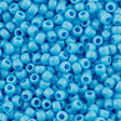 Toho Round Seed Beads 6/0 Opaque Spring Blue 2.5-inch tube (43)
