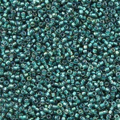 Toho CUBE Seed Beads 4mm MATTE IRIS TEAL 2.5 Tube