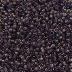 Miyuki Delica Seed Bead 11/0 Matte Shy Violet 2-inch Tube DB386