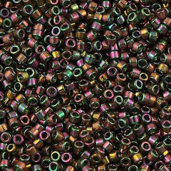 Miyuki Delica seed bead 11/0 Olive Gold Luster 2-inch DB127