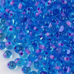 Miyuki Drop Fringe Seed Bead Purple Line Blue 24g Tube (47)
