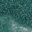 Toho Round Seed Bead 15/0 Inside Color Lined Sea Foam Teal 2.5-inch Tube (264)