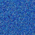 Miyuki Round Seed Bead 15/0 Inside Color Lined Blue AB 2-inch Tube (2206)
