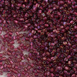 Miyuki Triangle Seed Bead 10/0 Light Rose Inside Color Lined Dark Rose 24g Tube (1833)