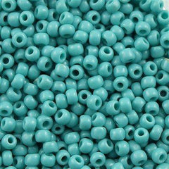 50g Toho Round Seed Bead 8/0 Opaque Turquoise (55)
