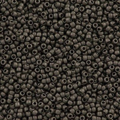 Toho Round Seed Bead 11/0 Higher Metallic Gray 2.5-inch Tube (602F)