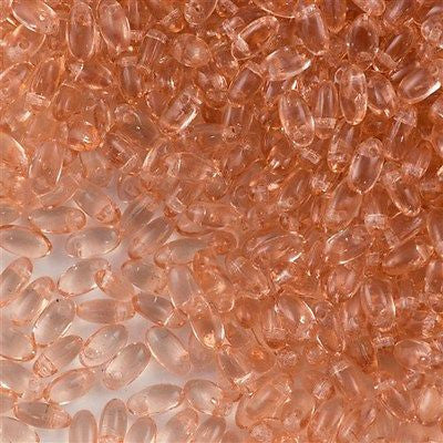 Czech Rizo 2.5x6mm Beads Rosaline 21g Tube (70120)