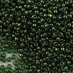 50g Toho Round Seed Beads 6/0 Gold Luster Fern (333)