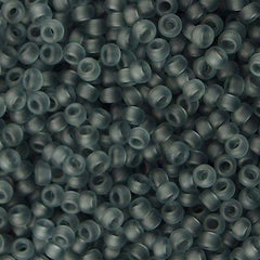 Miyuki Round Seed Bead 11/0 Matte Grey 22g Tube (152F)