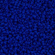 Toho Round Seed Bead 8/0 Opaque Matte Cobalt 2.5-inch tube (48F)