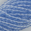 200 Czech 4mm Pressed Glass Round Blue Sky Beads (30010)