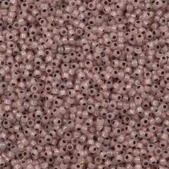 Toho Round Seed Bead 11/0 Copper Lined Alabaster 2.5-inch Tube (741)