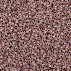 50g Toho Round Seed Bead 11/0 Copper Lined Alabaster (741)