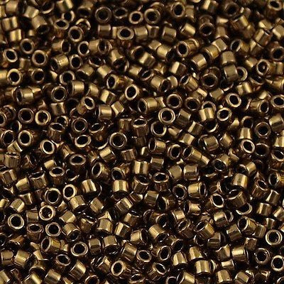 25G Miyuki Delica seed bead 11/0 Metallic Bronze DB22