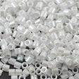 Miyuki Delica Seed Bead 8/0 Opaque White Luster 6.7g Tube DBL201
