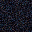 Toho Round Seed Bead 11/0 Matte Metallic Blue Iris 2.5-inch Tube (82F)