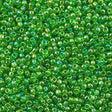 Toho Round Seed Bead 8/0 Transparent Light Green AB 5.5-inch tube (167)