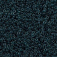 50g Miyuki Round Seed Bead 11/0 Semi Matte Lined Slate Blue Grey 11-1938