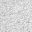 Miyuki Delica Seed Bead 10/0 Opaque White Tube DBM200