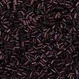 Miyuki 3mm Bugle Bead Metallic Plum 5-inch Tube (460)