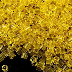 Miyuki Delica Seed Bead 8/0 Transparent Yellow 6.7g Tube DBL710