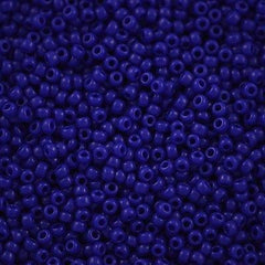 Miyuki Round Seed Bead 8/0 Opaque Cobalt 22g Tube (414)