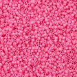 25g Miyuki Delica Seed Bead 11/0 Opaque Dyed Bright Rose