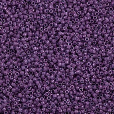 Miyuki Delica Seed Bead 11/0 Opaque Dyed Lavender 2-inch Tube DB660
