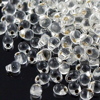 Miyuki Drop Fringe Seed Bead Silver Lined Crystal 24g Tube (1)