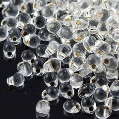 Miyuki Drop Fringe Seed Bead Silver Lined Crystal 24g Tube (1)