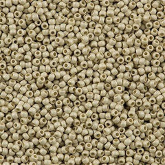 50g Toho Round Seed Beads 11/0 PermaFinish Matte Galvanized Aluminum (558PFF)