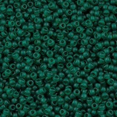 Miyuki Round Seed Bead 8/0 Matte Dark Green 22g Tube (147F)