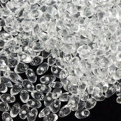 Miyuki Long Magatama Seed Bead Transparent Crystal 15g LM-131