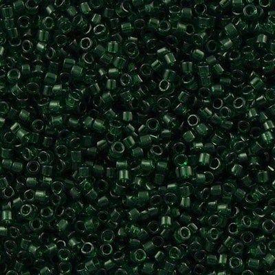 25g Miyuki Delica Seed Bead 11/0 Transparent Emerald DB713 – Aura