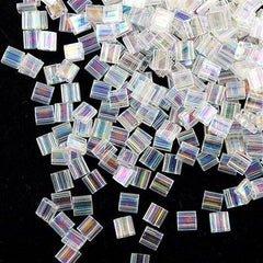 Miyuki Tila Seed Bead Crystal Rainbow 7g Tube (250)