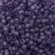 50g Toho Round Seed Beads 6/0 Transparent Matte Plum (19F)