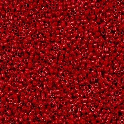 Miyuki Delica Seed Bead 11/0 Opaque Tan 2-inch Tube DB208