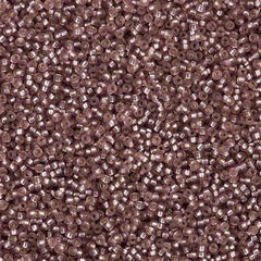 Miyuki Round Seed Bead 15/0 Matte Silver Lined Amethyst 10g (12F)