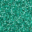 Miyuki Delica Seed Bead 11/0 Opal Silver Lined Dyed Aqua 2-inch Tube DB627