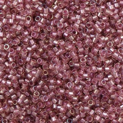 25g Miyuki Delica seed bead 11/0 Amethyst Inside Dyed Color Orchid DB1745